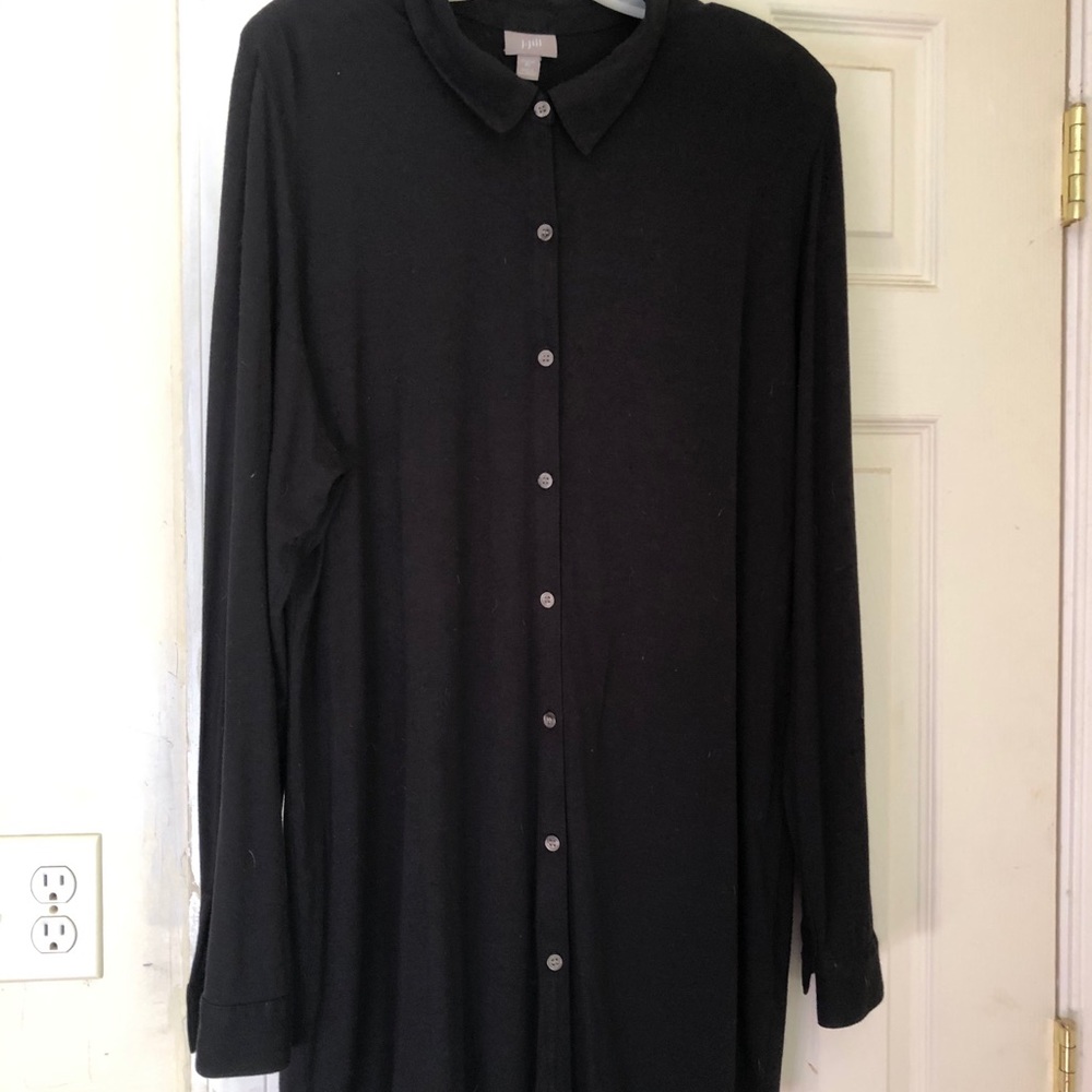 Jjill stretch black tunic